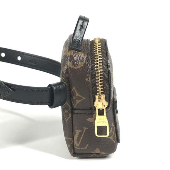 LOUIS VUITTON Brown Monogram Canvas Charm Bracelet